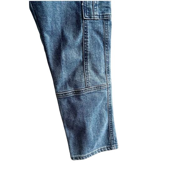 KanCan Women’s Cargo Jeans Size 26 Medium Wash Stretch Back Flap Pockets - Picture 4 of 11